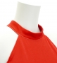Hula Long Gradation Dress with Velvet / Luxury Collection / Red & Black / J2711rdbk