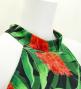 Hula Long Red Ginger Dress with Velvet / Luxury Collection / Green / J2713gr