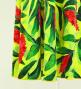 Hula Long Red Ginger Dress with Velvet / Luxury Collection / Green Yellow / J2713grye