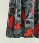 Hula Long Red Ginger Dress with Velvet / Luxury Collection / Gray / J2713gy