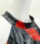 Hula Long Red Ginger Dress with Velvet / Luxury Collection / Gray / J2713gy