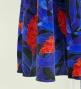 Hula Long Red Ginger Dress with Velvet / Luxury Collection / Navy / J2713nv