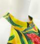 Hula Long Red Ginger Dress with Velvet / Luxury Collection / Yellow / J2713ye