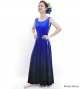Hula Long Dress with Velvet / Luxury Collection / Blue & Black / J2714blbk
