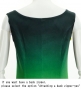 Hula Long Dress with Velvet / Luxury Collection / Green & Yellow / J2714grye