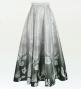 Hula Long circular skirt with Lehua/ Luxury Collection / Gray / J2716gy