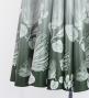 Hula Long circular skirt with Lehua/ Luxury Collection / Gray / J2716gy