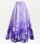 Hula Long circular skirt with Lehua/ Luxury Collection / Purple / J2716pu