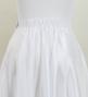 Hula Long circular skirt with Lehua/ Luxury Collection / White / J2717wh