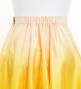 Hula Long circular skirt with Lehua/ Luxury Collection / Yellow / J2717ye