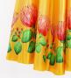 Hula Long circular skirt with Lehua/ Luxury Collection / Yellow / J2717ye