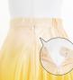 Hula Long circular skirt with Lehua/ Luxury Collection / Yellow / J2717ye