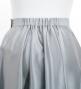 Hula Long circular skirt with Hibiscus & Tiare/ Luxury Collection / Gray / J2718gy