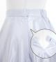 Hula Long circular skirt with Hibiscus &  Strelitzia/ Luxury Collection / Gray / J2719gy