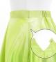 Hula Long circular skirt with Hibiscus &  Strelitzia/ Luxury Collection / Khaki / J2719ka