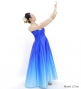 Hula Long Gradation Dress/ Luxury Collection / Blue & Light Blue / J2750blbl