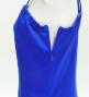 Hula One Shoulder Dress with Modern Leaf/ Luxury Collection / Blue / J2754bl
