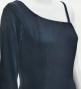 Hula One Shoulder Dress with Modern Leaf/ Luxury Collection / Gray / J2754gy