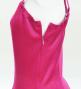 Hula One Shoulder Dress with Modern Leaf/ Luxury Collection / Pink / J2754pi