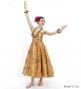 Hula Midi Dress with Kahiko&Moana Print / Luxury Collection / Orange / J2755or