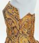 Hula Midi Dress with Kahiko&Moana Print / Luxury Collection / Orange / J2755or