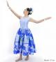 Hula Midi Halterneck Dress with Loke Lani Print / Luxury Collection / Blue / J2759bl