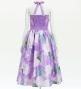 Hula Midi Halterneck Dress with Loke Lani Print / Luxury Collection / Lavender / J2759lv