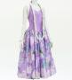 Hula Midi Halterneck Dress with Loke Lani Print / Luxury Collection / Lavender / J2759lv
