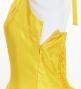 Hula Midi Halterneck Dress with Loke Lani Print / Luxury Collection / Yellow / J2759ye