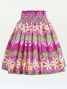 Hula Pa'u Skirt with Tiare Print / Pink / G2761