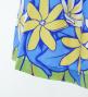 Hula Pa'u Skirt with Tiare Print / Blue / G2763
