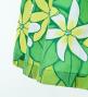 Hula Pa'u Skirt with Tiare Print / Green / J2765