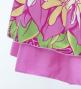 Hula Double & Reversible Pau Skirt with Tiare Print / Pink / G2772