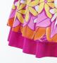 Hula Double & Reversible Pau Skirt with Tiare Print / Deep Rose / G2775