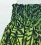 Hula Pa'u Skirt with Kahiko Print / Green&Brown / G2785