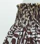 Hula Pa'u Skirt with Kahiko Print / Brown / G2787