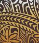 Hula Pa'u Skirt with Kahiko Print / Brown / G2787