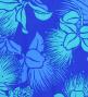 Hula Pa'u Skirt with Lehua Print / Blue / G2795