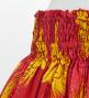 Hula Pa'u Skirt with Lehua Print / Red / G2797