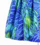 Hula Pa'u Skirt with Protea Print / Blue / G2807