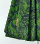 Hula Pa'u Skirt with Protea Print / Black / G2809