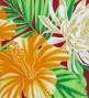 Hula Pa'u Skirt with Hawaiian Flower Print / Red / G2813