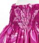 Hula Pa'u Skirt with Plumeria & Leaf Print / Pink / J2821