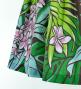 Hula Pa'u Skirt with Plumeria & Leaf Print / Brown / G2825