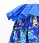 Tahitian Skirt with Plumeria Print / Blue / G2838