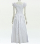 Hula Long Dress / White / G2842wh