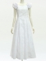 Hula Long Dress / White / G2842wh