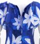 Hula Long Dress with Tiare Print / Luxury Collection / Navy / J2843nv