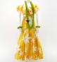 Hula Long Dress with Tiare Print / Luxury Collection / Yellow / J2843ye