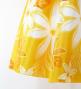 Hula Long Dress with Tiare Print / Luxury Collection / Yellow / J2843ye
